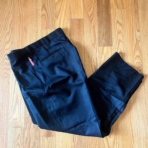 New Puritan Mens Dress Pants Black Polyester Size 36x30